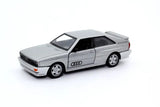 D-Power 1:36 Diecast Audi Quattro Coupe (1980–1991), Assorted Colors Red / Grey - 1pc