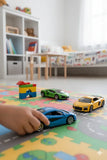 D-Power 1:64 Diecast Car Set - Yellow (Pack of 3) (McLaren 600LT Blue, Lamborghini Revuelto Green, Audi R8 2019)