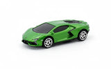 D-Power 1:64 Diecast Car Set - Yellow (Pack of 3) (McLaren 600LT Blue, Lamborghini Revuelto Green, Audi R8 2019)