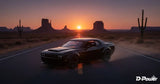 D-Power 1:36 Diecast Dodge Challenger SRT Demon 2018 Car – Matte Black