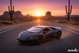 D-Power 1:36 Diecast Lamborghini Huracan Car LP610-4 – Matte Black