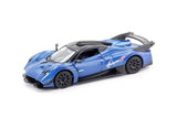 D-Power 1:36 Diecast Pagani Huayra R, Assorted Colors Blue / Green - 1pc