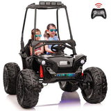 MYTS Remote Control Racer Golf Buggy UTV With LED Light - Black
