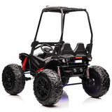 MYTS Remote Control Racer Golf Buggy UTV With LED Light - Black