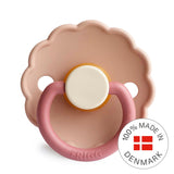 Frigg Daisy Latex Baby Pacifier 0-6M, 1Pack, Peony - Size 1 - Laadlee