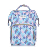 Polka Tots Diaper Bag - Checkered - Laadlee