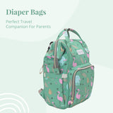 Polka Tots Diaper Bag - Flamingo - Laadlee