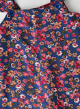 Jelliene Girls Floral Print Overalls