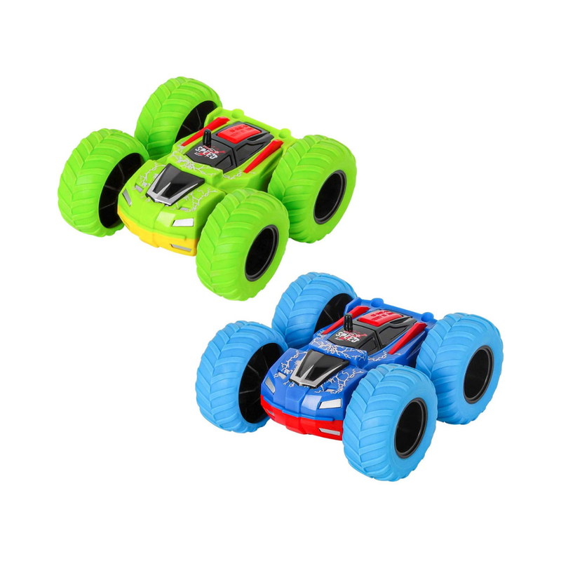 D-Power Double-Sided Friction-Powered Monster Truck - Green - Laadlee