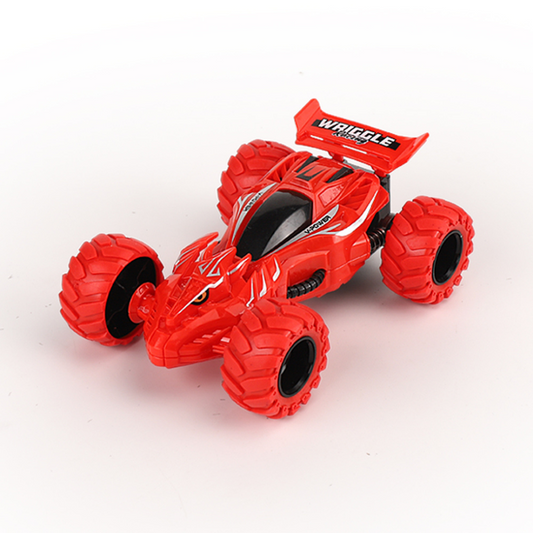 D-Power 360° Rotating Stunts Fiction Inertia Racecar - Red