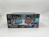 D Power - Rally Monster | Radio Remote Control Car - Blue / Red (Twin Pack) - Laadlee