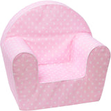 Delsit Arm Chair - Pink & White Dots