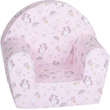Delsit Arm Chair Pink - Unicorns