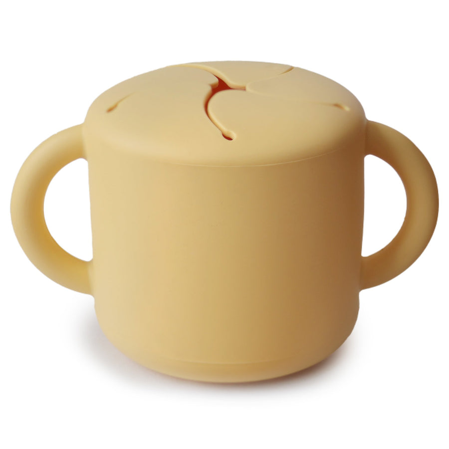 Mushie Silicone Snack Cup Pale Daffodil - Laadlee