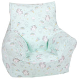 Delsit Bean Chair Mint - Unicorns