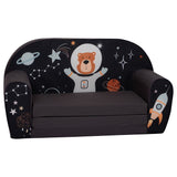 Delsit Double Sofa Cosmo Bear - Grey