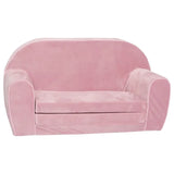 Delsit Double Sofa Velvet - PInk