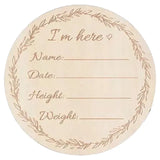 Desert Chomps Baby Wooden Milestone Cards