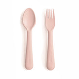 Mushie Fork & Spoon Blush - Laadlee