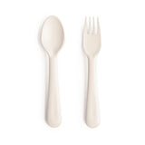 Mushie Fork & Spoon Ivory - Laadlee