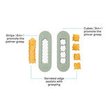 ezpz Baby Led Weaning Food Cutters - Sage (Pack of 2)