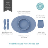 ezpz First Food Set - Indigo