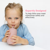 ezpz Happy Cup & Straw System - Blush