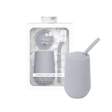 ezpz Happy Cup & Straw System - Pewter