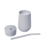 ezpz Happy Cup & Straw System - Pewter