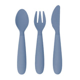 ezpz Happy Cutlery Set - Indigo