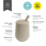 ezpz Mini Cup & Straw Training System - Pewter