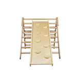 Ezzro Natural Large Climbing Foldable Triangle With Duo Board - Laadlee