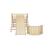 Ezzro Large Toddler Climbing Set - Natural - Laadlee