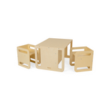 Ezzro Montessori Table Set - Natural - Laadlee