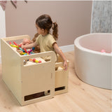 Ezzro Montessori Table Set - Natural - Laadlee