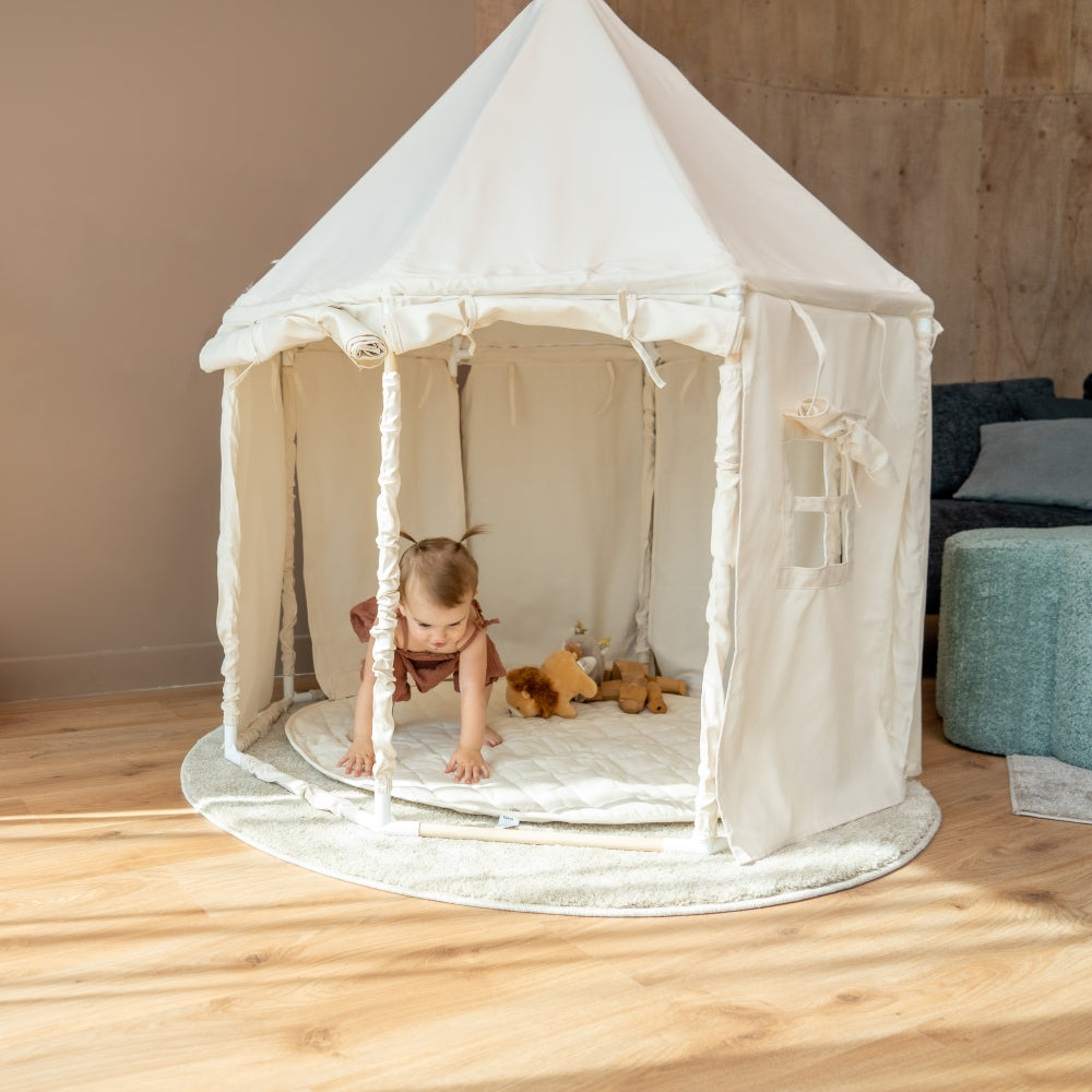 Ezzro Play Tent - Off White - Laadlee
