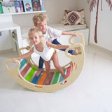 Ezzro Rainbow Large Rocker Balance Board - Laadlee