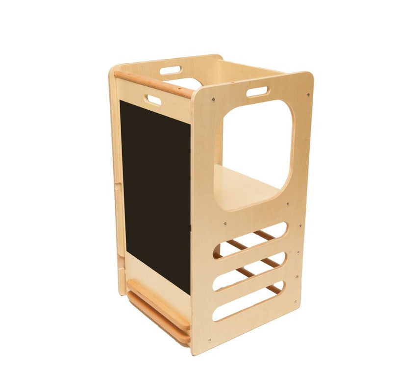 Ezzro Learning Tower with Duo Slide / Chalkboard - Laadlee