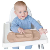 EasyTots EasyMat Mini Plate - Mauve