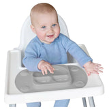EasyTots EasyMat Mini Plate - Cool Grey