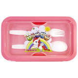 Eazy Kids Unicorn Snack Box wt Spoon & Fork - Friends