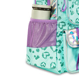 Eazy Kids Love 17Inch School Bag With Lunch Bag and Pencil Pouch - Green (Set of 3)