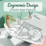 Eazy Kids 2-In-1 Sink Bath Support Tub And Butt Cleaning Station - Grey