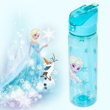 Eazy Kids Disney Frozen Princess Elsa 2-In-1 Tritan Water Bottle 650ml - Baby Green