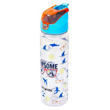 Eazy Kids Jawsome Shark 2-In-1 Tritan Water Bottle 650ml - Blue