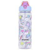 Eazy Kids Unicorn 2-In-1 Tritan Water Bottle 650ml - Blue