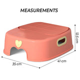 Eazy Kids 2-In-1 Step Stool - Pink