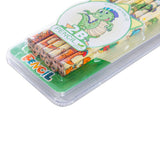 Eazy Kids 12-Pack 2B Pencils with Eraser Includes Sharpener -Orange