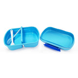 Eazy Kids Buddies Lunch Box And Water Bottle - Blue
