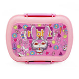Eazy Kids Rabbit Lunch Box And Water Bottle - Pink